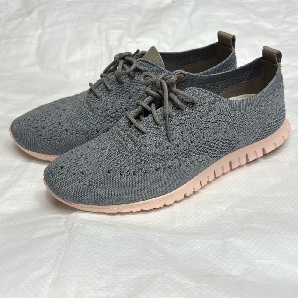 Cole Haan Zerogrand Wingtip Oxford Sneakers Womens 6 Ironstone w06727